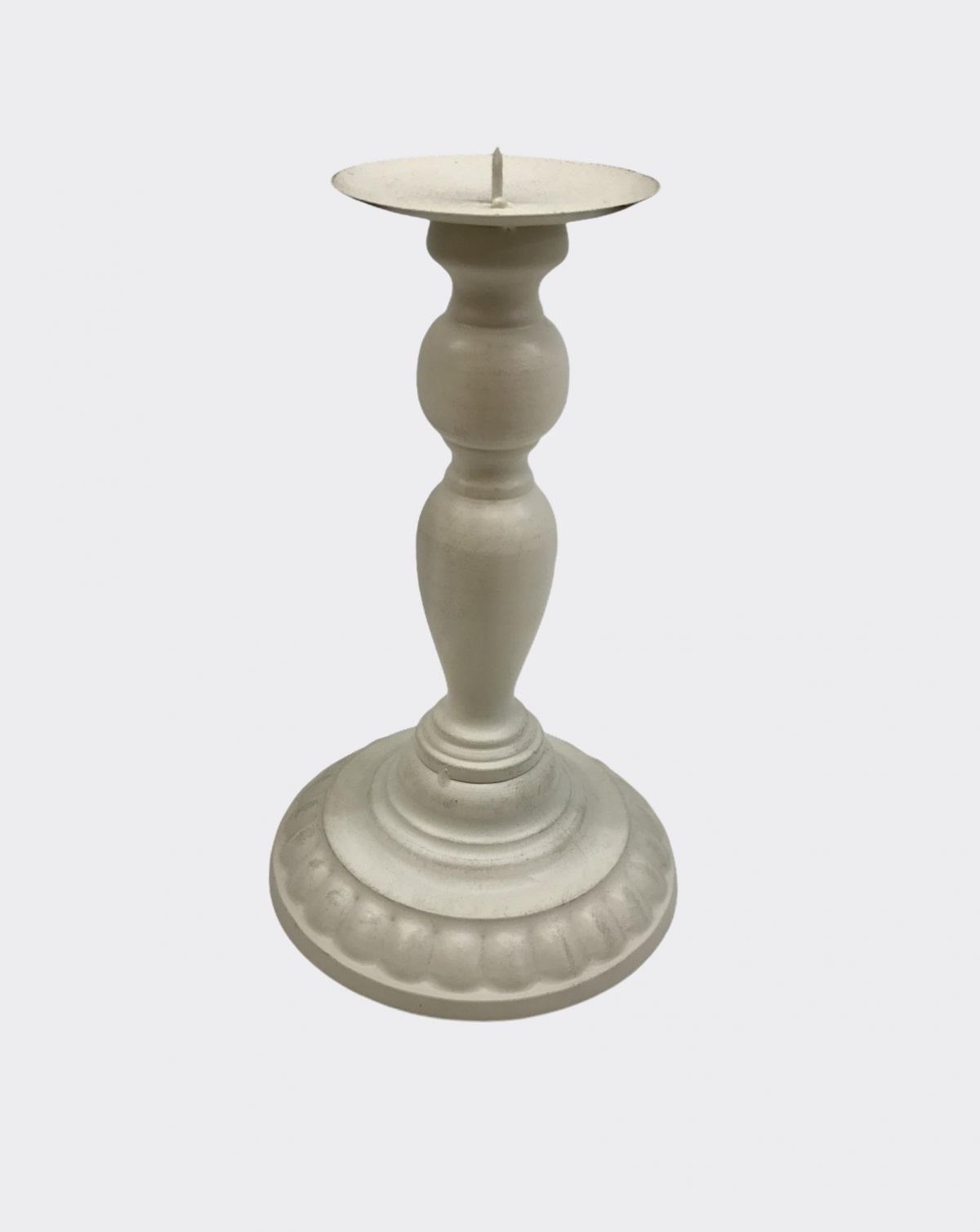 μεταλλικο κηροπηγιο26x15cmχρωμα μπεζτιμη 19E