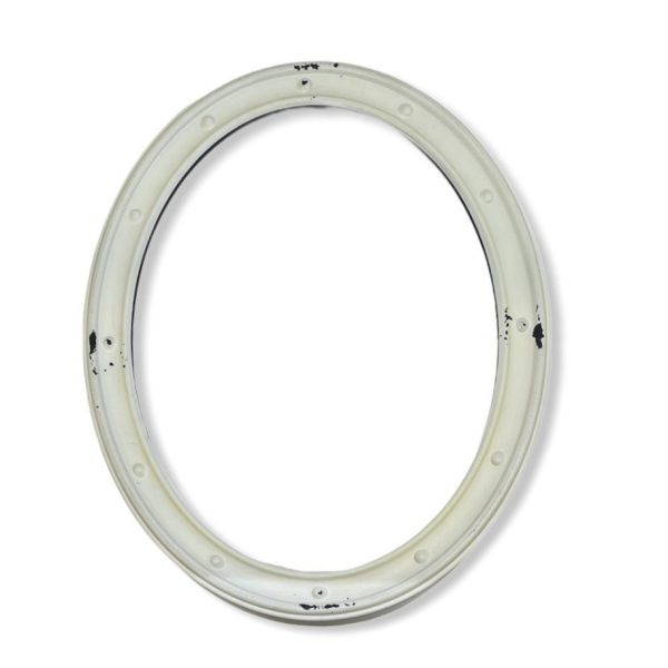 μεταλλικος οβαλ καθρεπτης χρωμα μπεζ 40x32 cm τιμη 30E