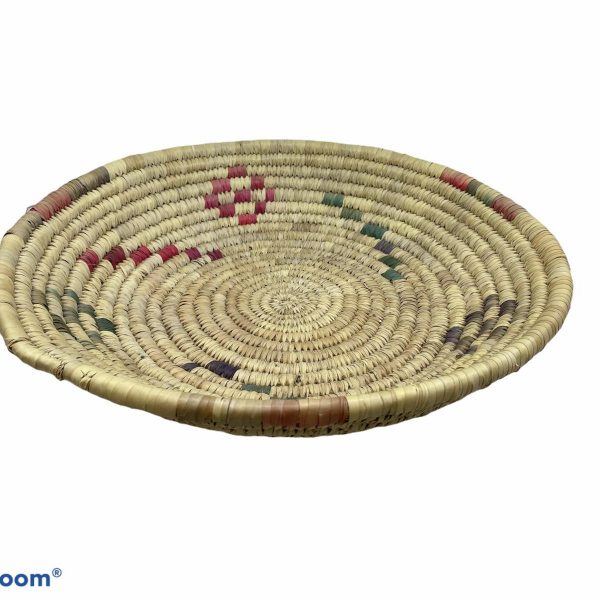 ψαθινο καλαθι χρωματα 46 cm τιμη 19E