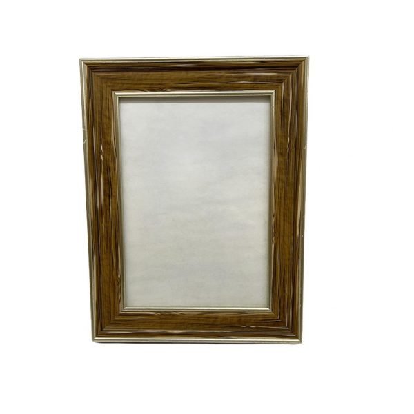 ξυλινη κορνιζα mdf χρωμα καφε χρυσο 22x17 cmτιμη 450E