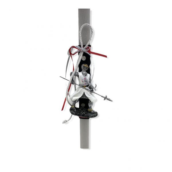 ΧΕΙΡΟΠΟΙΗΤΗ ΛΑΜΠΑΔΑ ΣΤΡΑΤΙΩΤΗΣ ΞΙΦΟΣΧΡΩΜΑ ΓΚΡΙ ΤΙΜΗ 15