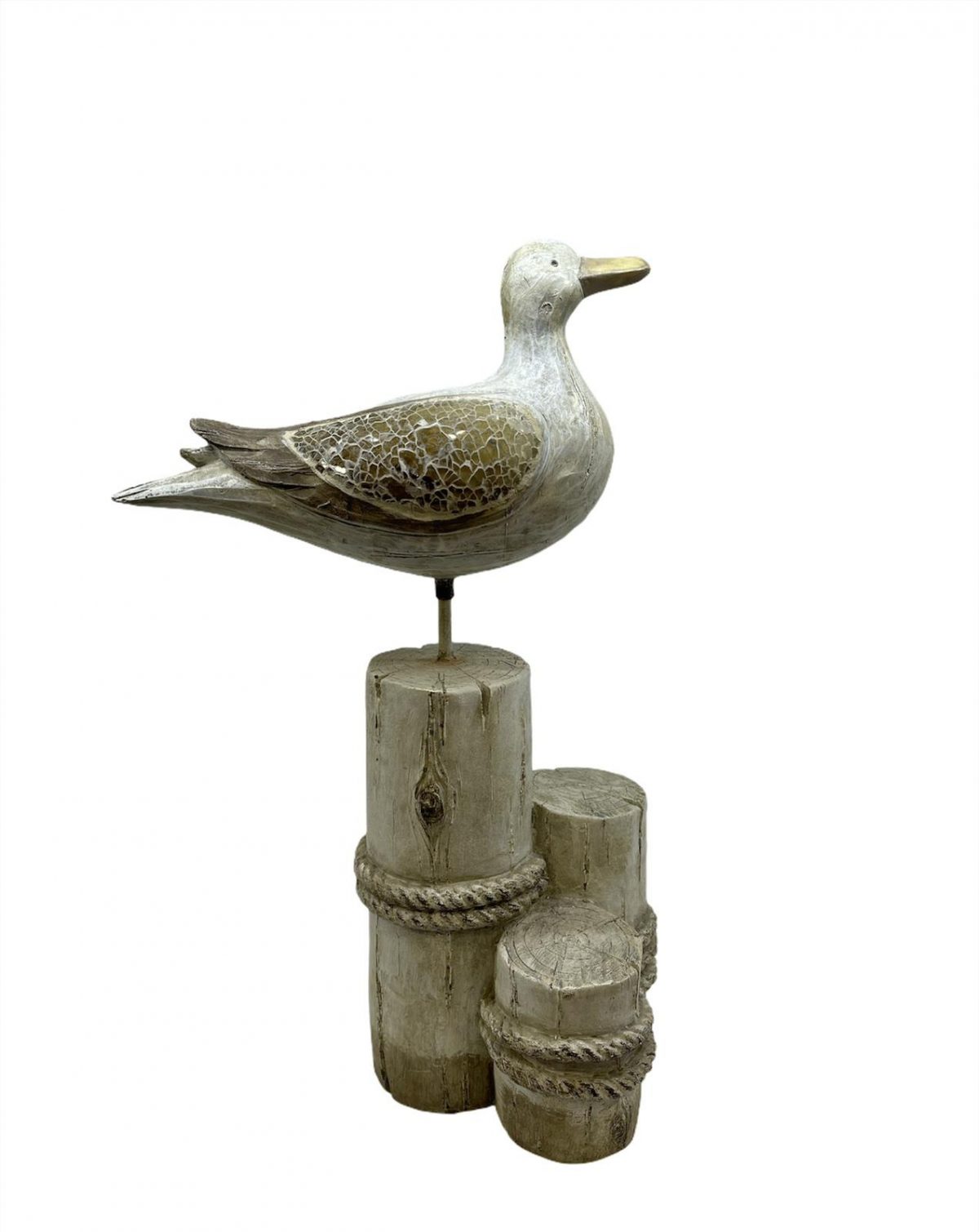 πολυεστερικος γλαρος σε βαση χρωμα εκρου 37x14 cm τιμη 34E