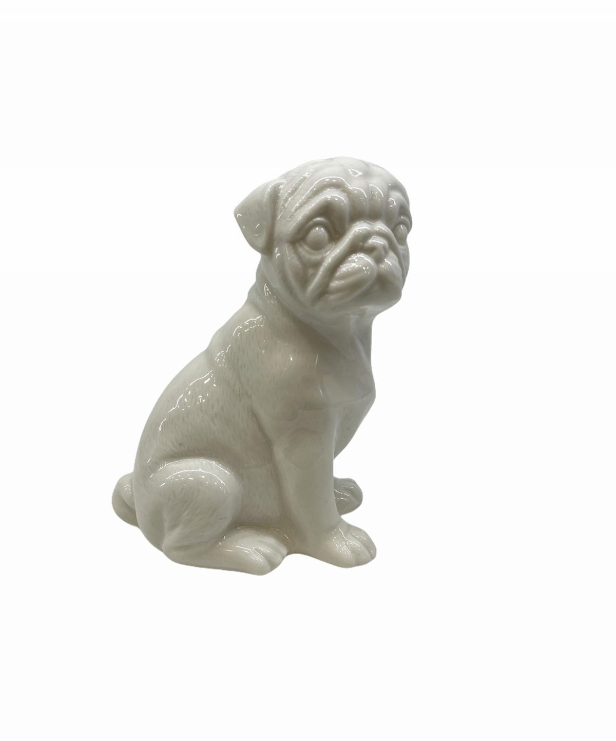 πορσελανινος σκυλος χρωμα λευκο 16 cm τιμη 16E